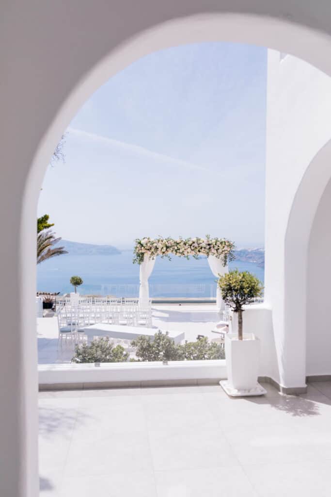 Le ciel - Wedding venues in Santorini 