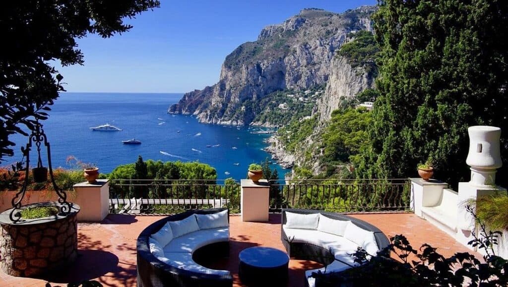 Belvedere Di Punta Tragara, Capri Wedding  