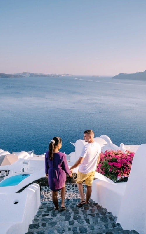 honeymoon in santorini 