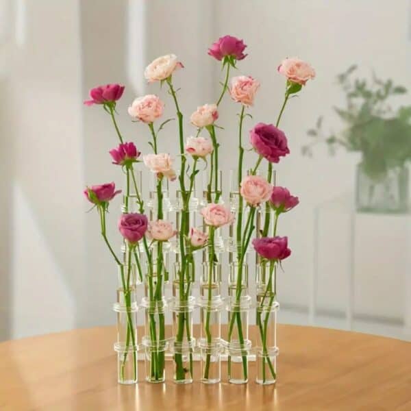 test tube clear vases