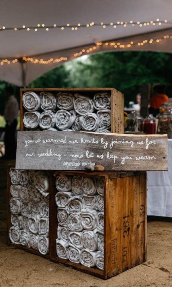 blanket station wedding 