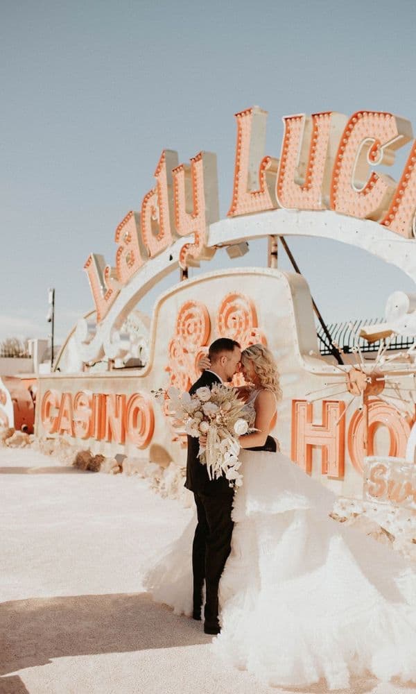 neon museum - elope in vegas 