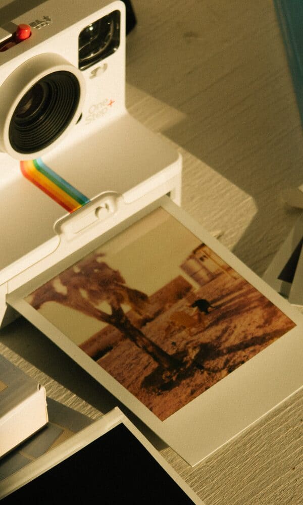 vintage polaroid station 