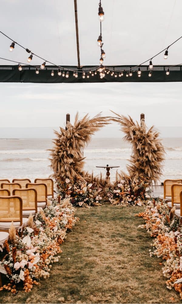 ceremony set up beach 