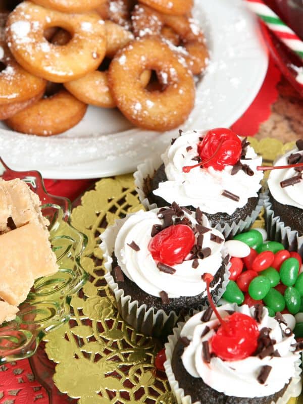 festive dessert table 