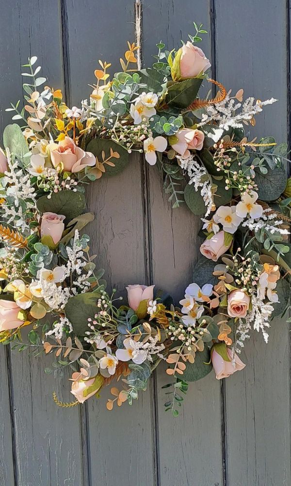 autumn wreath making