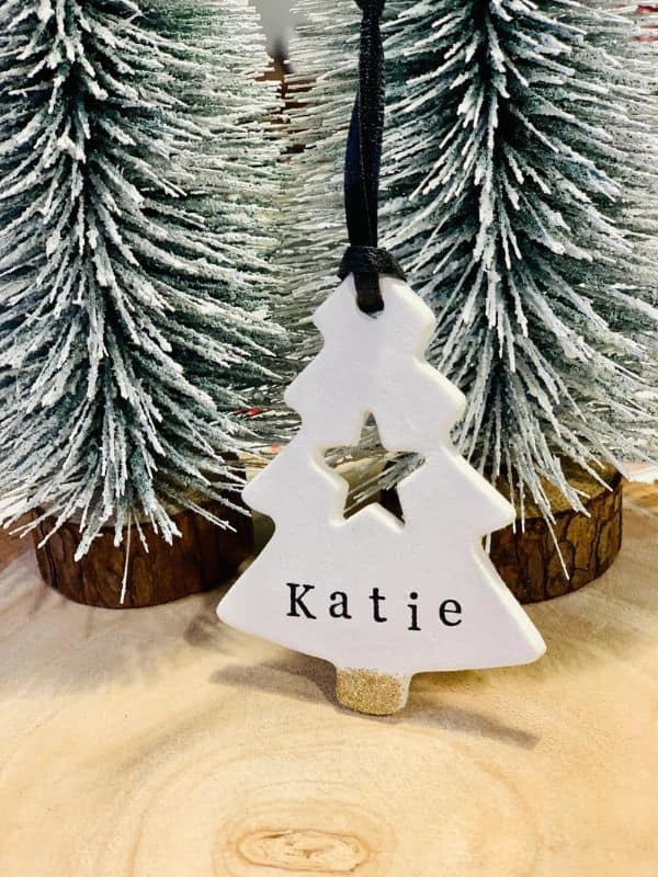 christmas tree ornament - wedding favor 