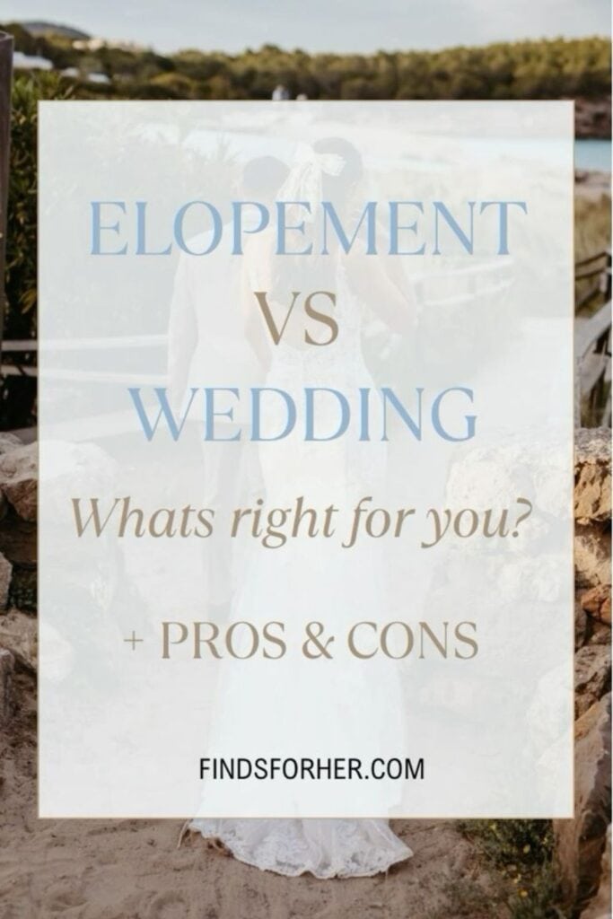 elopements vs wedding