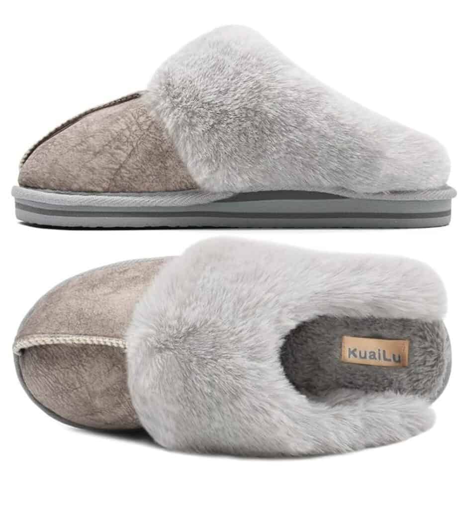 fluffy slippers 