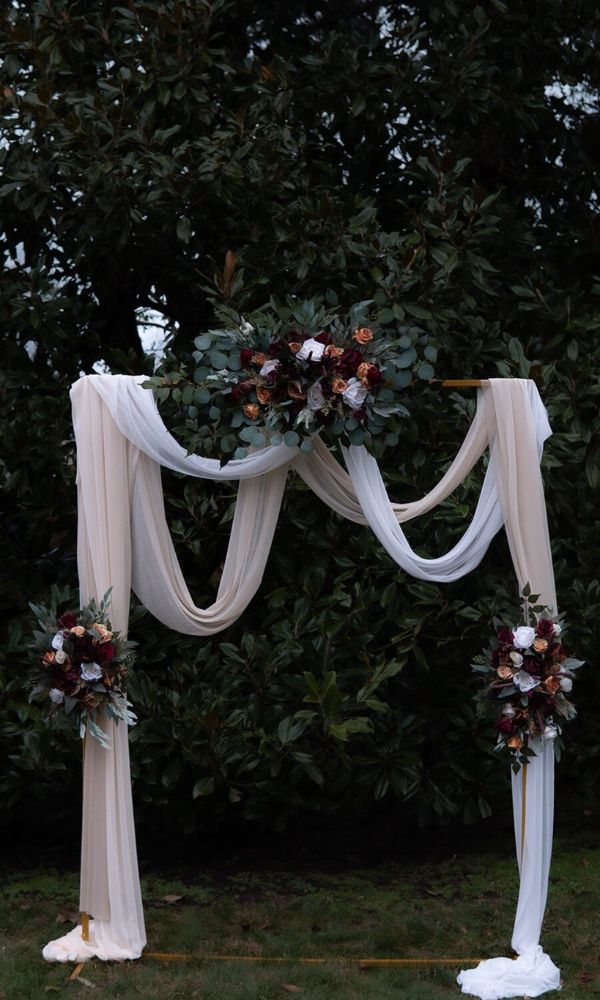 gothic arch for halloween wedding 