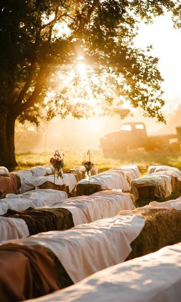 hay bales 