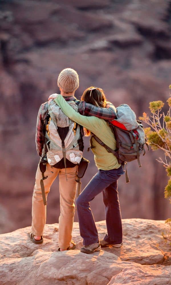 romantic hike proposal 