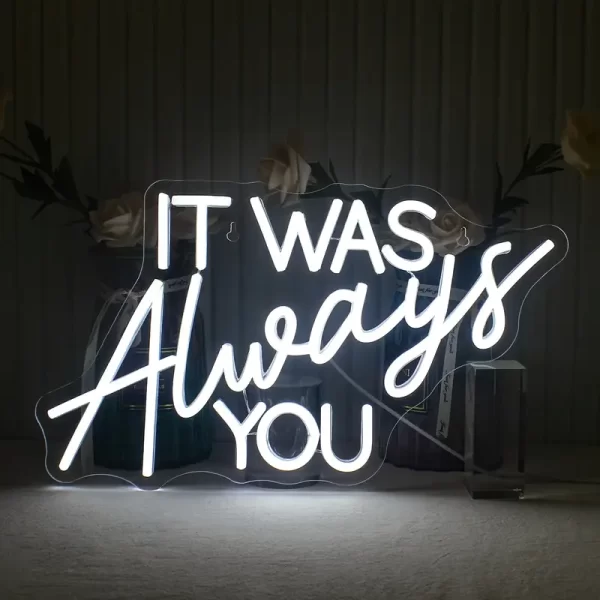 neon sign wedding