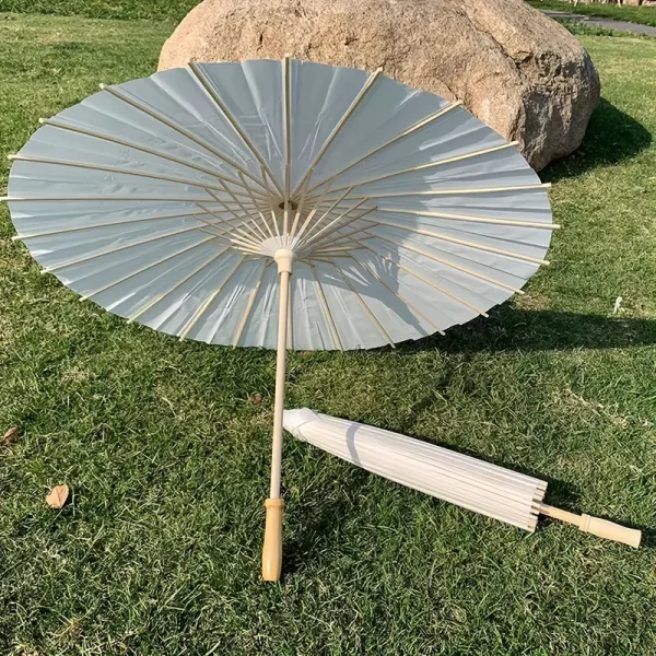 paper parasol white