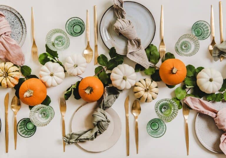 fall bridal shower tablescapes