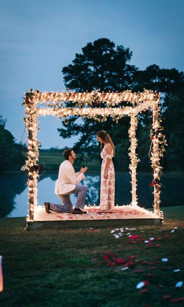 romantic scenic proposal 