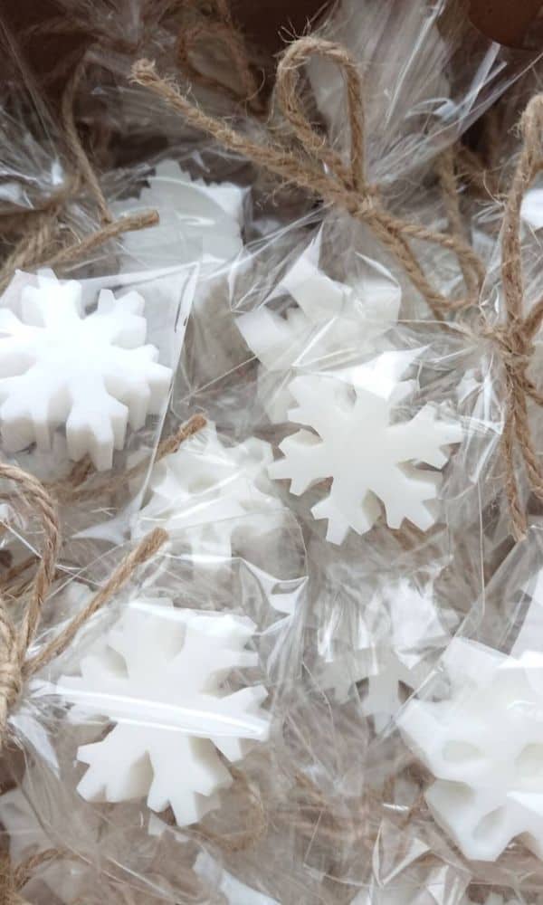 snowflake soap bars 