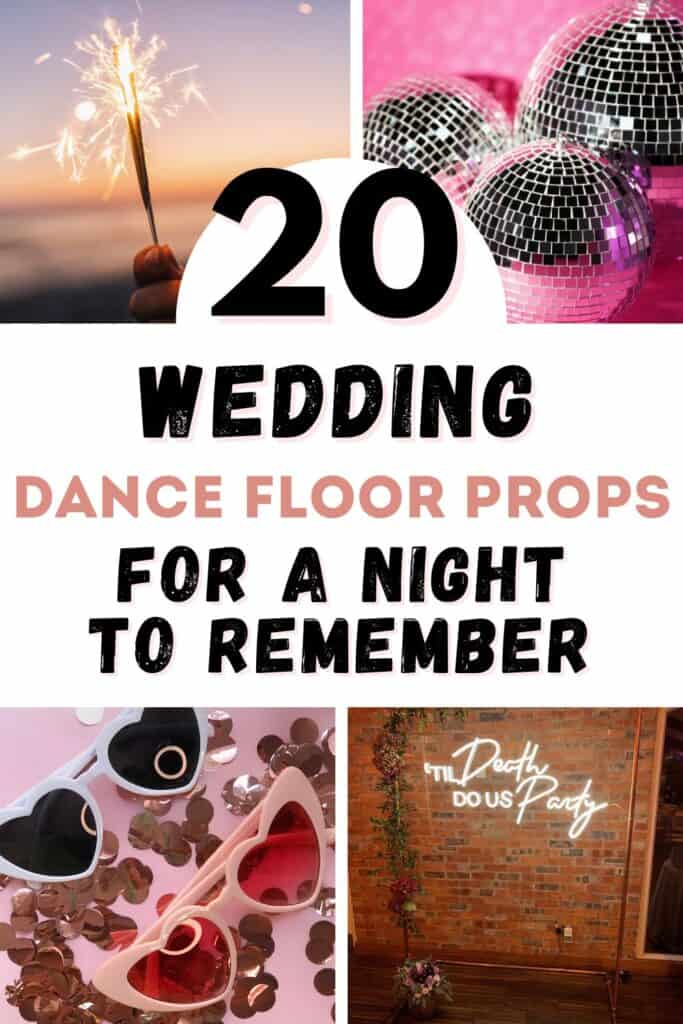 20 wedding dance floor props 