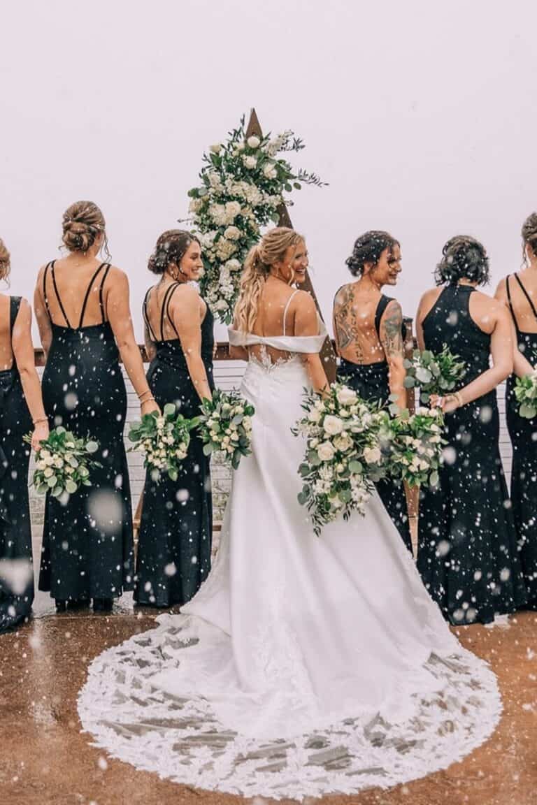 winter wedding gifts for bridesmaids