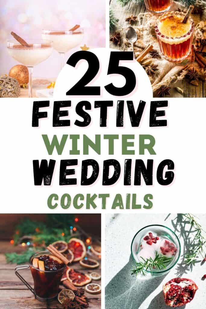 25 festive winter wedding cocktails 