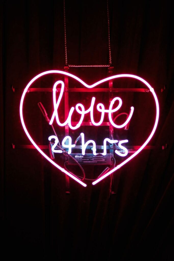 wedding neon sign