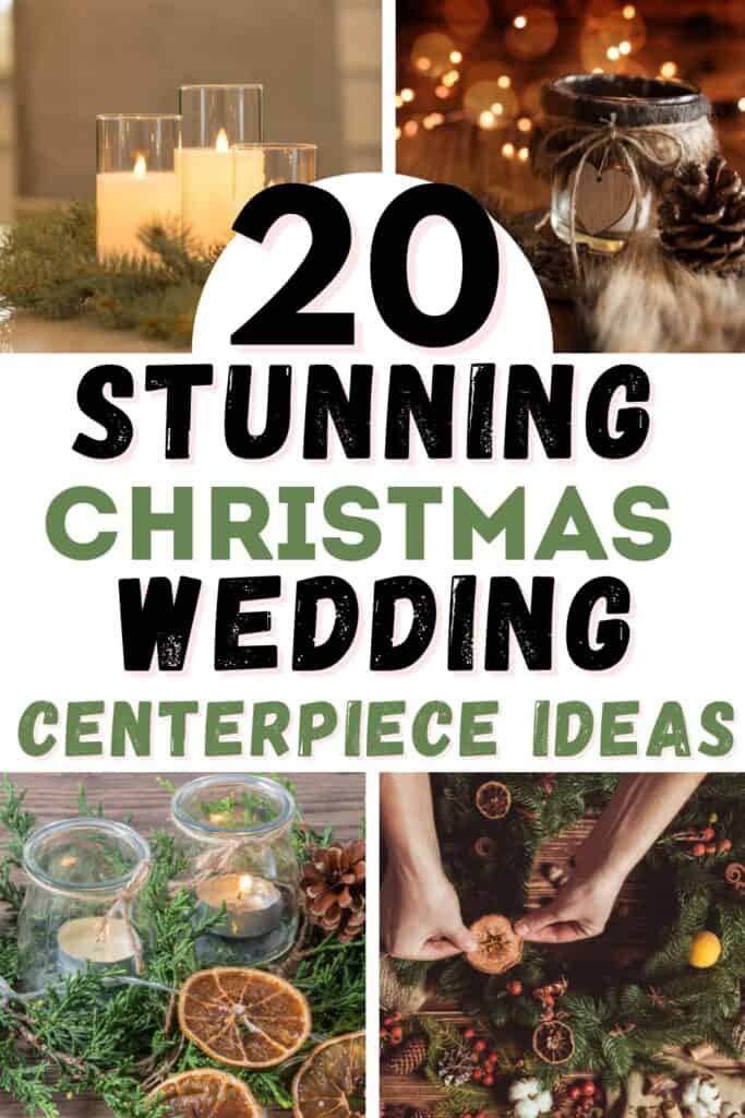 christmas wedding centerpiece ideas