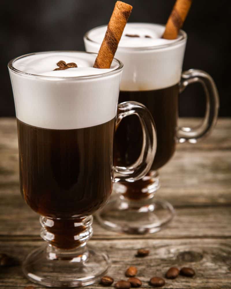 irish coffee cocktail 