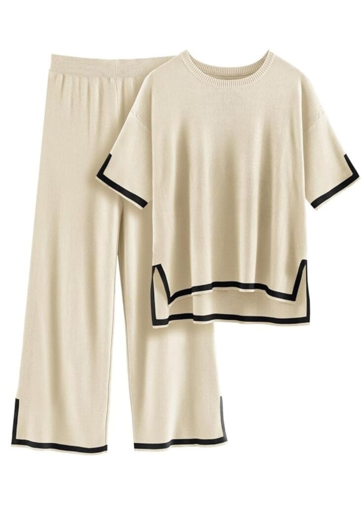 amazon cream loungwear 