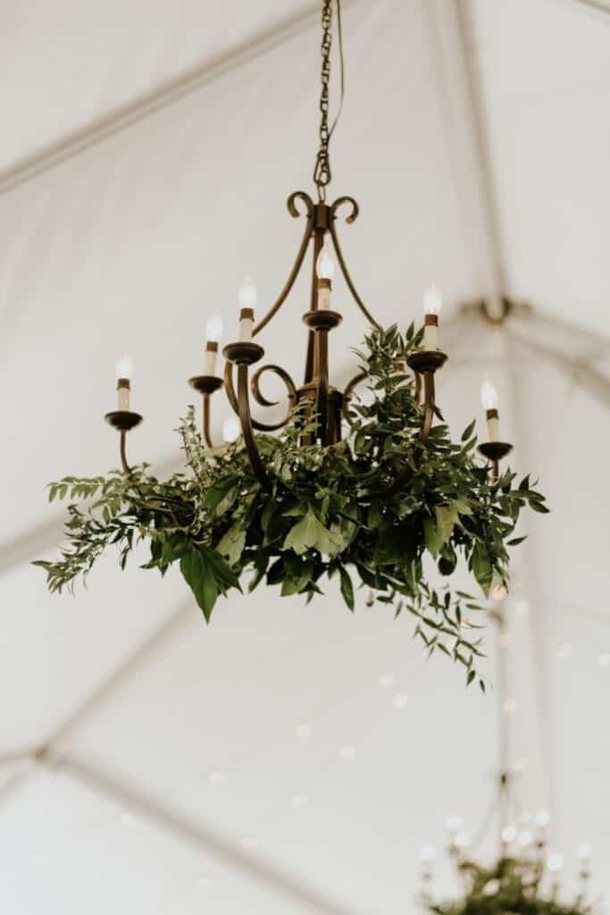 garland chandelier 