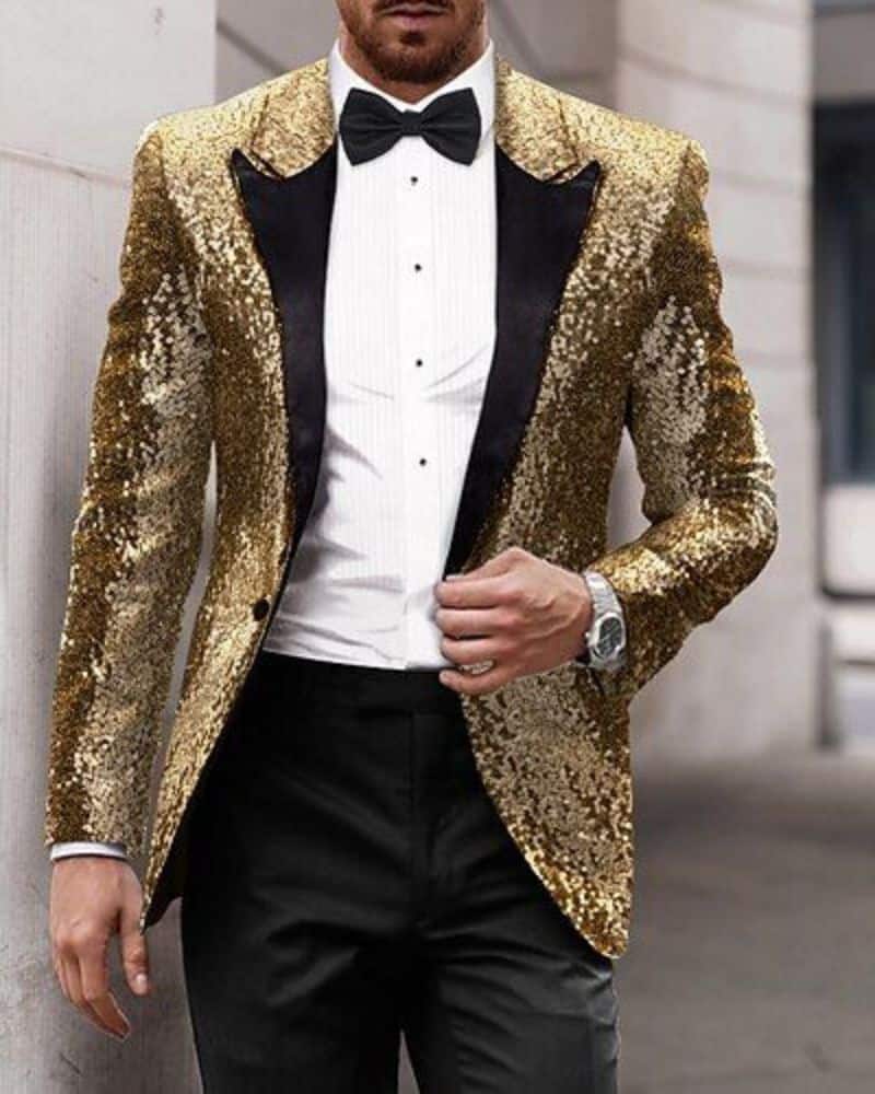 metallic tuxedo 