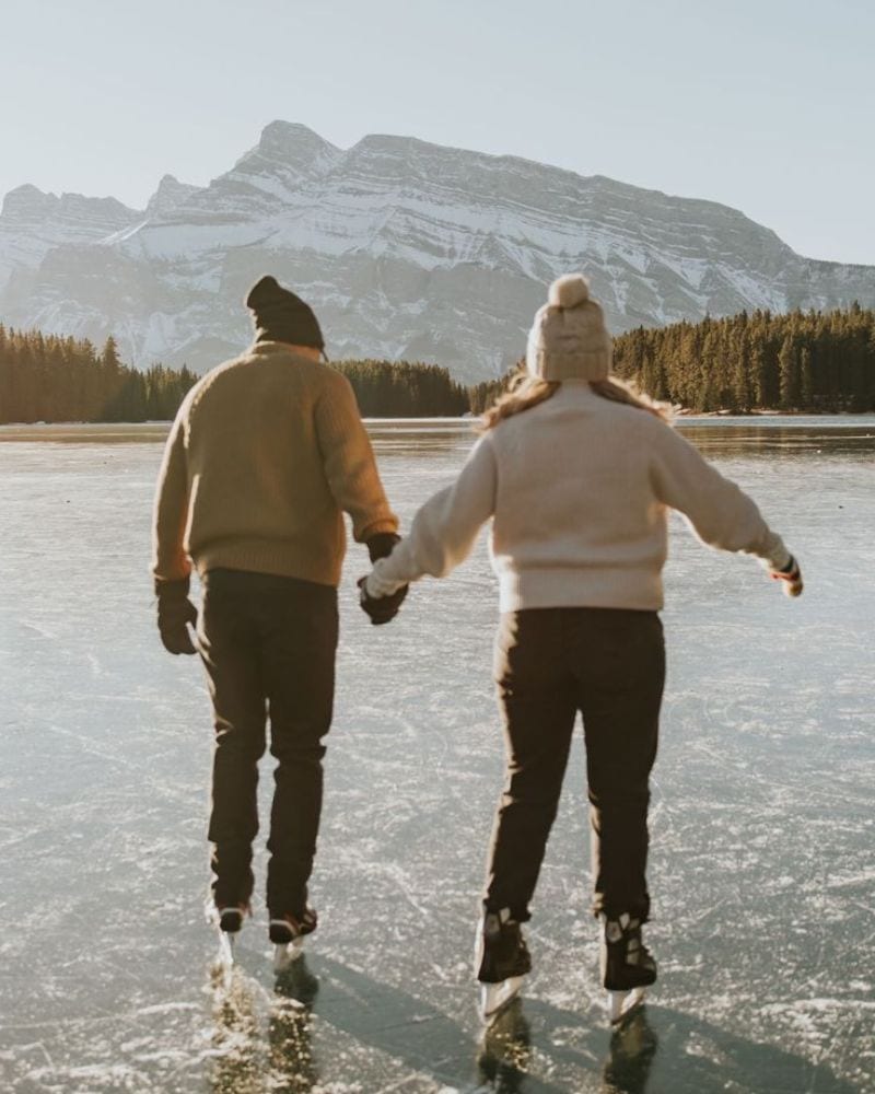 frozen lake engagement