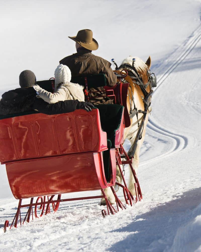 sleigh ride winter proposal