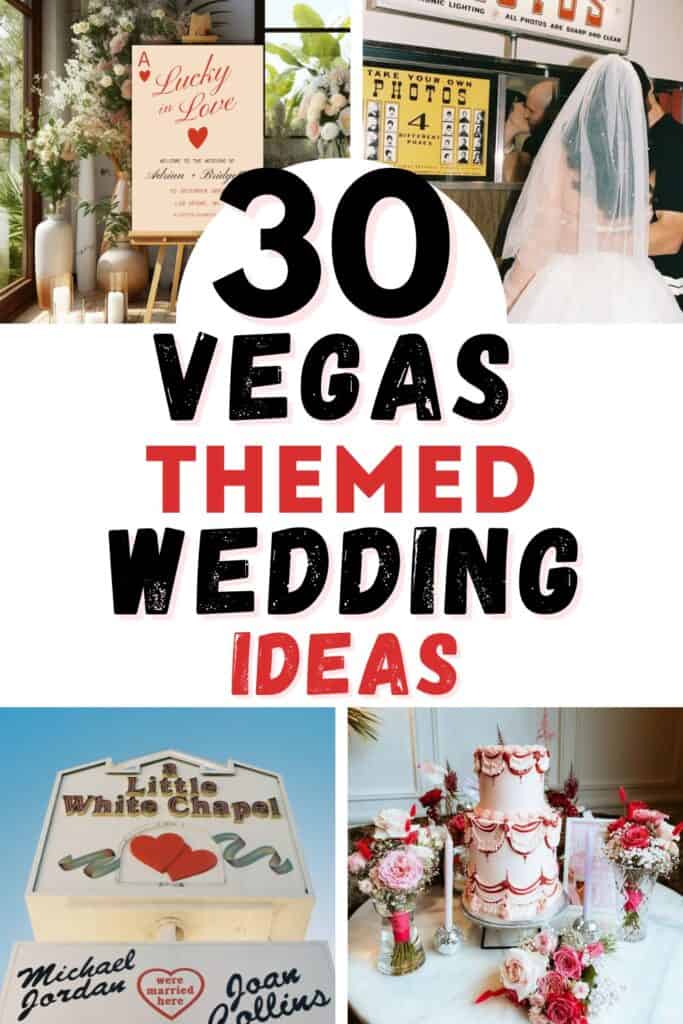 vegas themed wedding ideas 