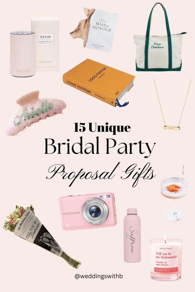 bridal party proposal ideas 