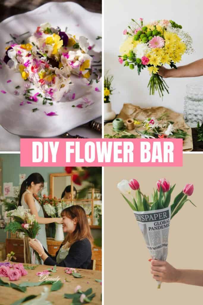 diy flower bar 