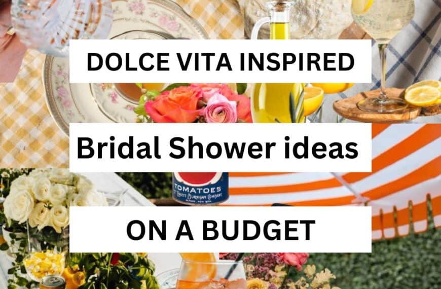 la dolce vita bridal shower