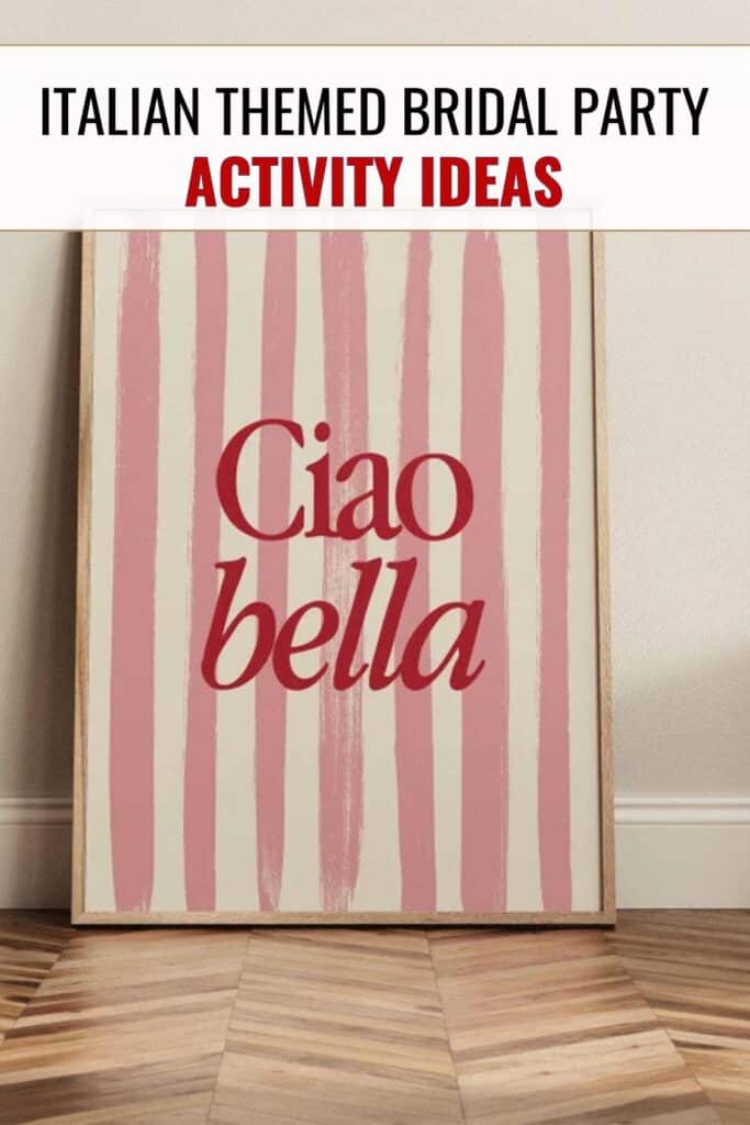 ciao bella print