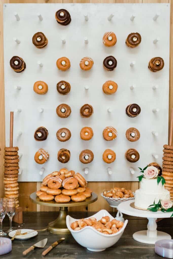 donut wall for pj party