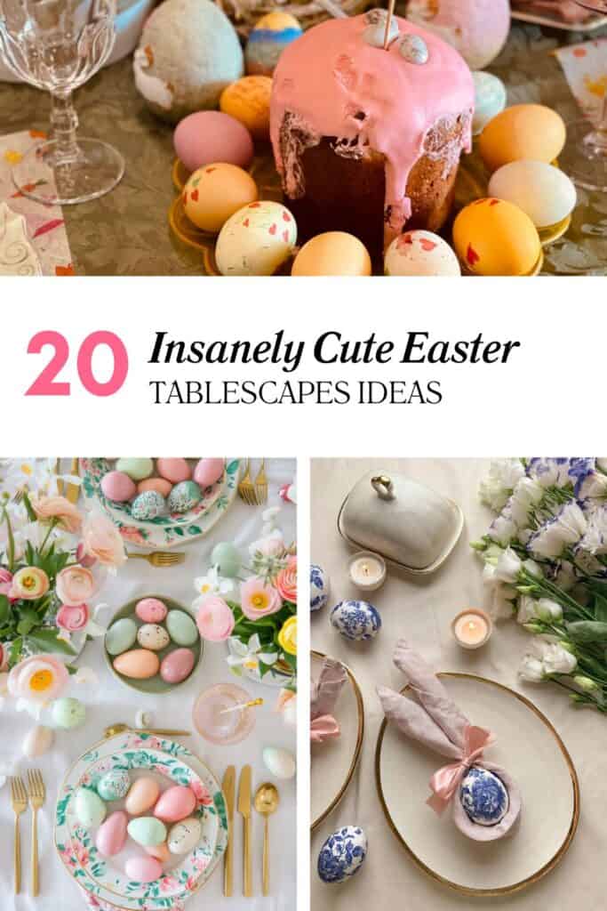 easter tablescapes 