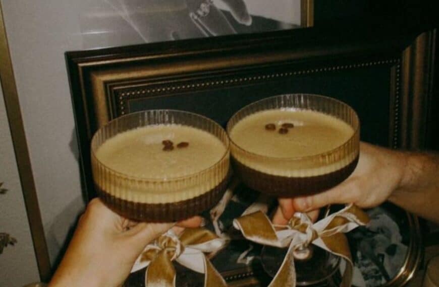 espresso martini party decor