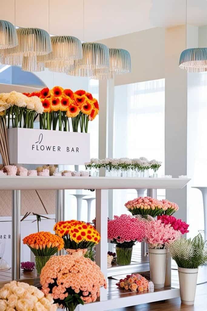 DIY flower bar 