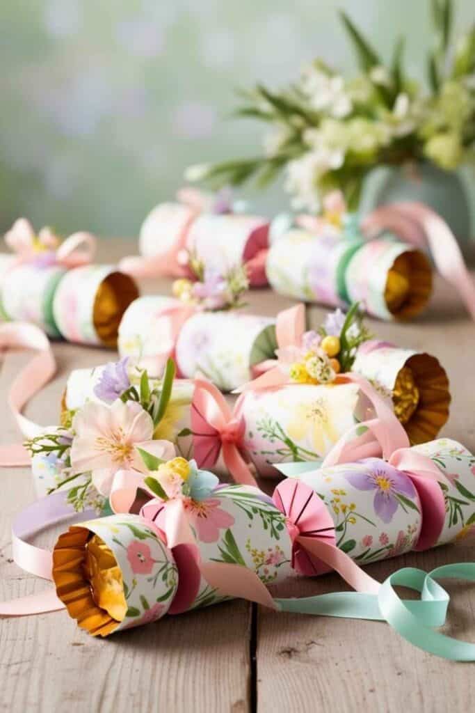 floral easter crackers