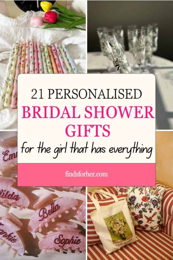 personalized bridal shower gifts