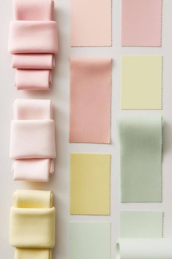 spring color palette wedding