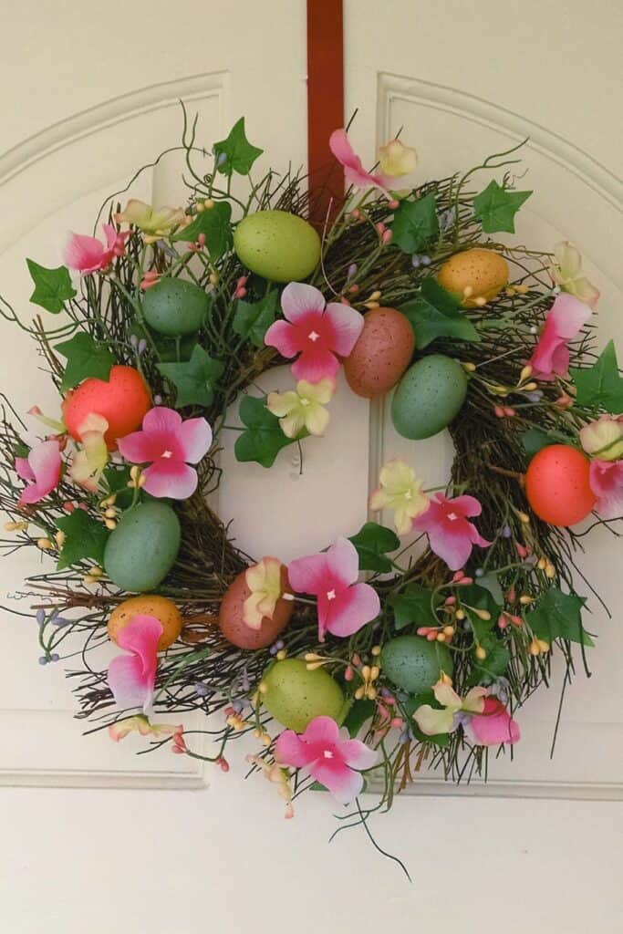 easter wreath making 