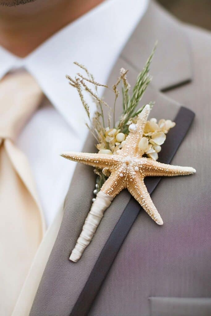 starfish boutonniere