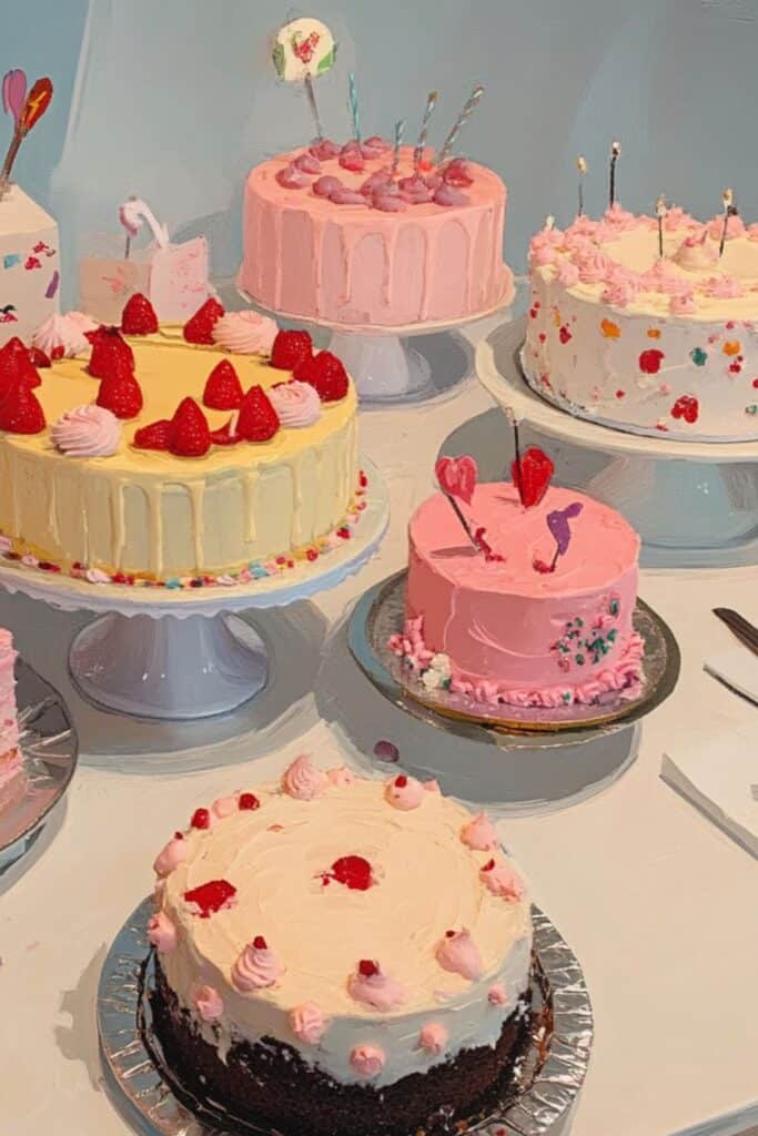 cake decorating activity - bachelorette party ideas