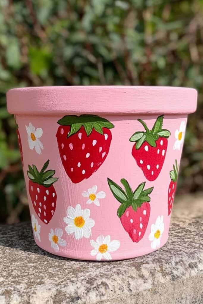 plant pot painting activity 