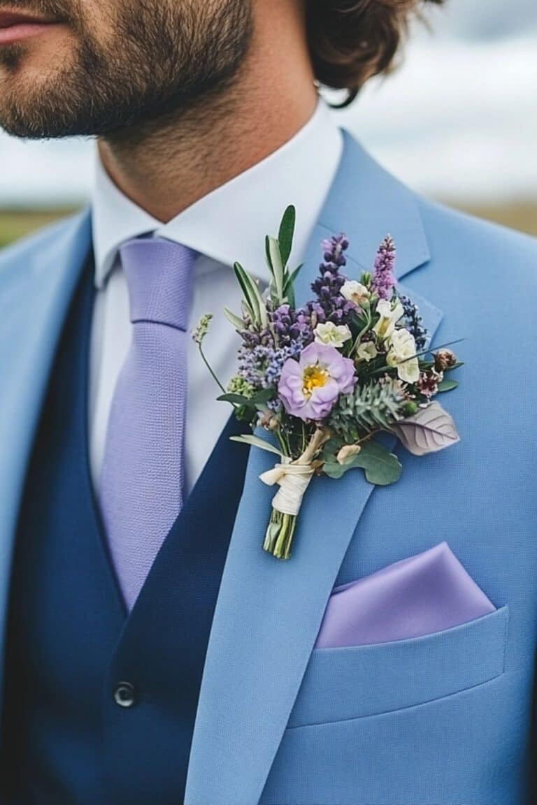 wildflower boutonniere