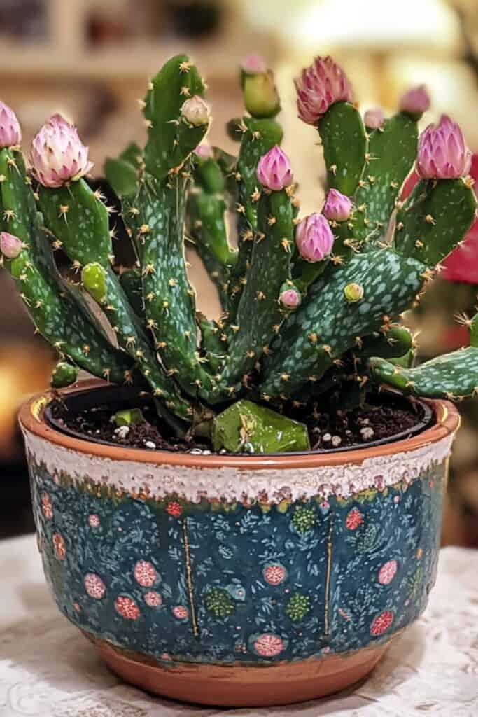 mini cactus party decor